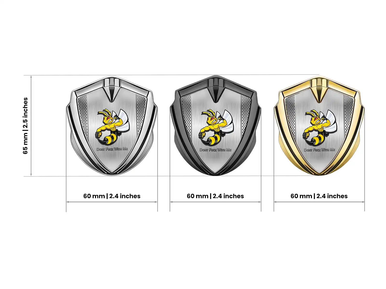 High End Car Logo Badges Luxury Design Sturdy